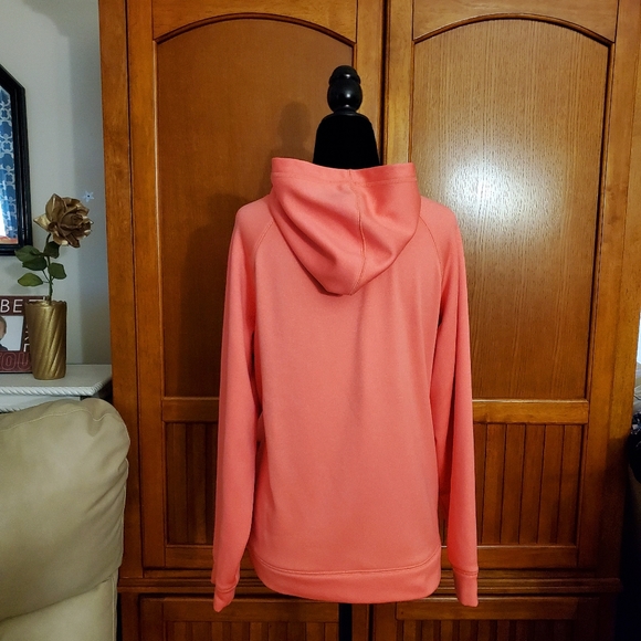 Reebok coral hooded sweatshirt. - Picture 3 of 4